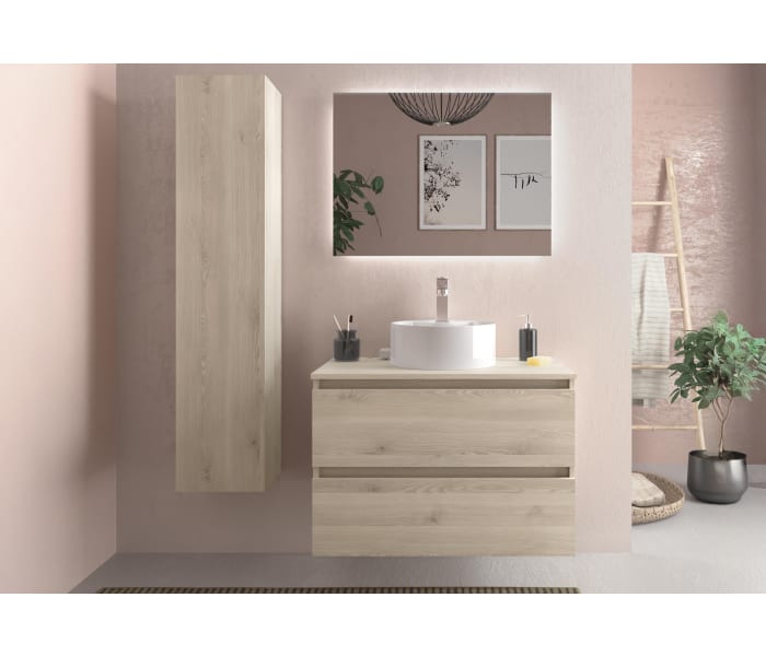Mueble de baño para lavabo sobre encimera Salgar Bequia nórdico Principal 5