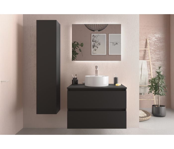 Mueble de baño para lavabo sobre encimera Salgar Bequia nórdico Principal 3