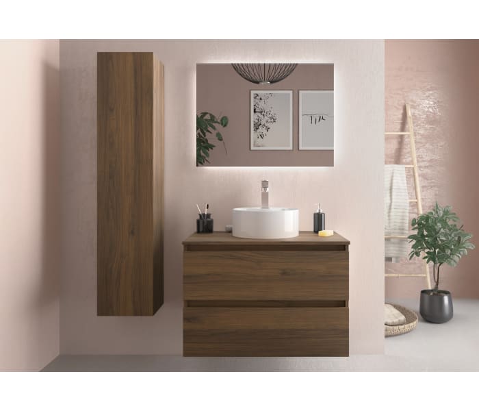 Mueble de baño para lavabo sobre encimera Salgar Bequia nórdico Principal 1