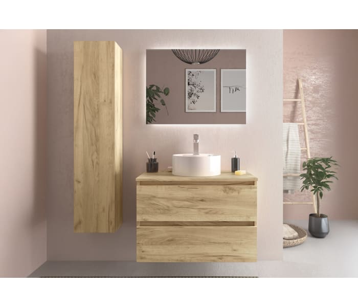 Mueble de baño para lavabo sobre encimera Salgar Bequia nórdico Principal 0