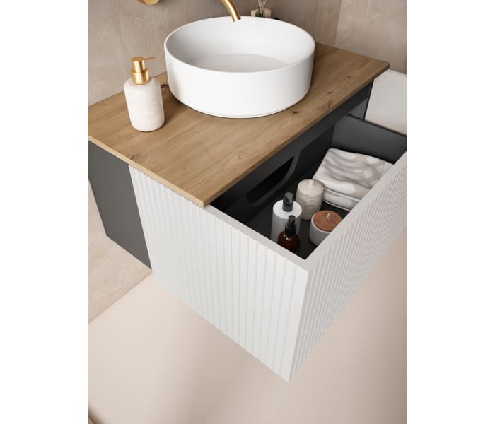 Mueble de baño con encimera MDF Hidrófuga Visobath Bari Detalle 9