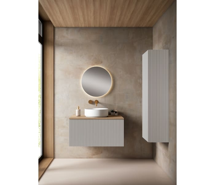 Mueble de baño con encimera MDF Hidrófuga Visobath Bari Principal 5