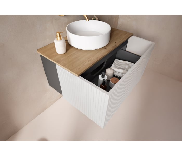 Mueble de baño con encimera MDF Hidrófuga Visobath Bari Detalle 9