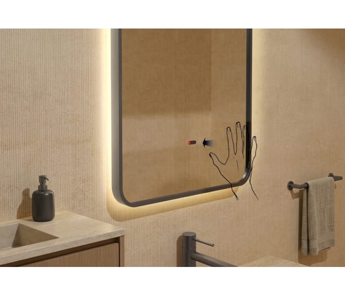 Espejo de baño con luz LED Ledimex Palermo Detalle 3