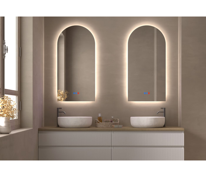 Espejo arco con luz LED Bruntec Lama Principal 1