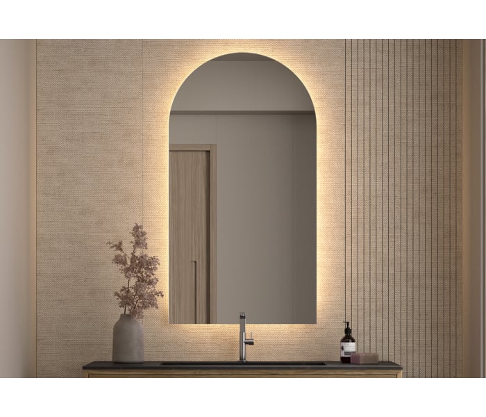 Espejo arco con luz LED Bruntec Lama Principal 0