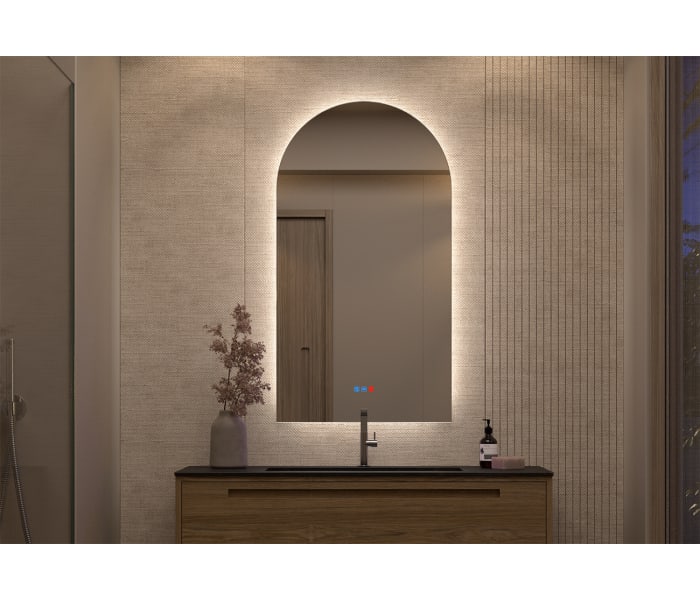 Espejo arco con luz LED Bruntec Lama Principal 3