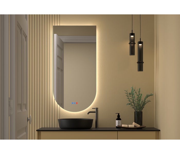 Espejo arco con luz LED Bruntec Lama Principal 6