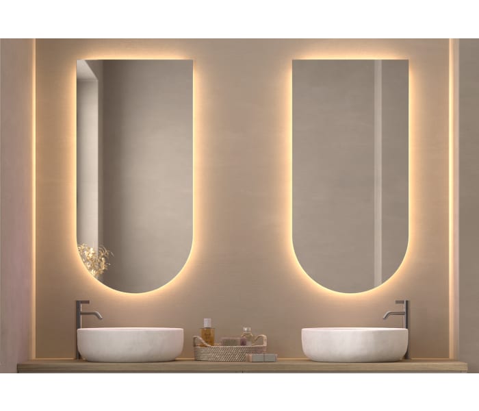 Espejo arco con luz LED Bruntec Lama Principal 2