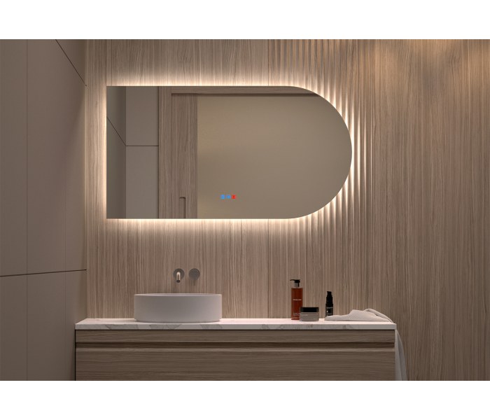 Espejo arco con luz LED Bruntec Lama Principal 5