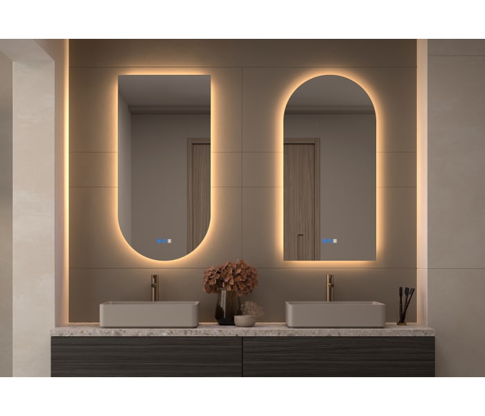 Espejo arco con luz LED Bruntec Lama Principal 7