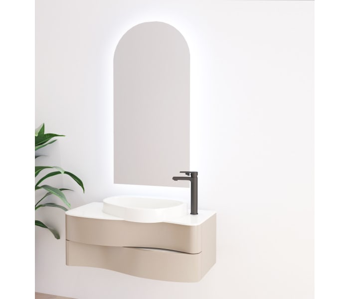 Espejo de baño con luz LED Bruntec Lama Principal 1
