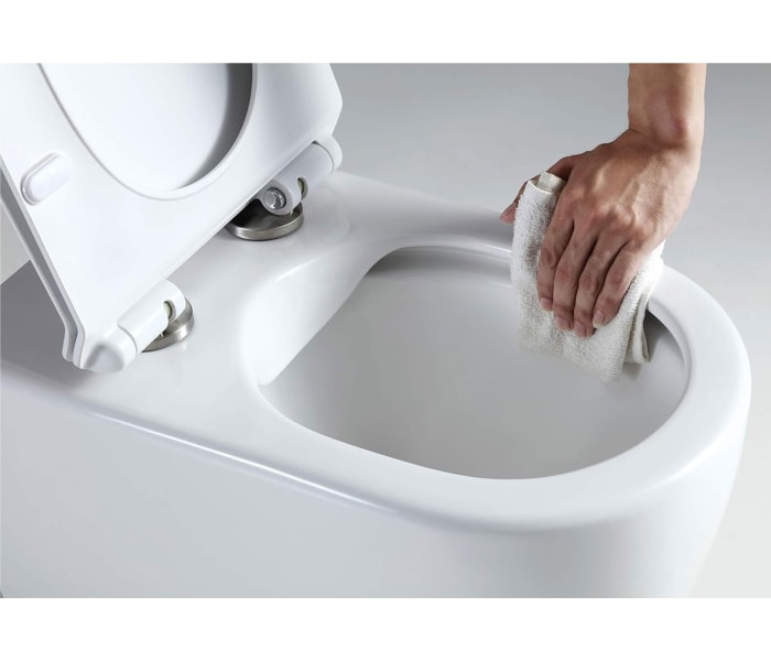 Pack Inodoro + cisterna empotrada + pulsador Bruntec Square Detalle 4