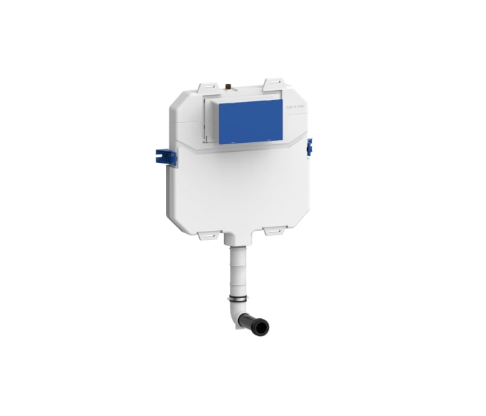 Pack Inodoro + cisterna empotrada + pulsador Bruntec Square Detalle 2