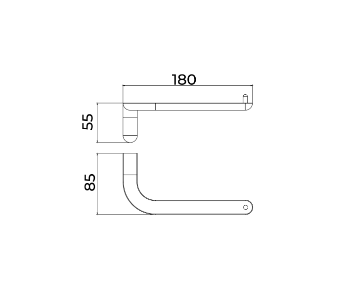 Portarrollos de baño Medimex Aura Croquis 8