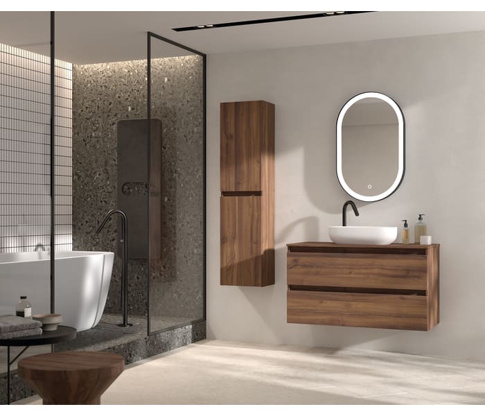 Mueble de baño con encimera Hidrófuga de madera Viso Bath Box Principal 0