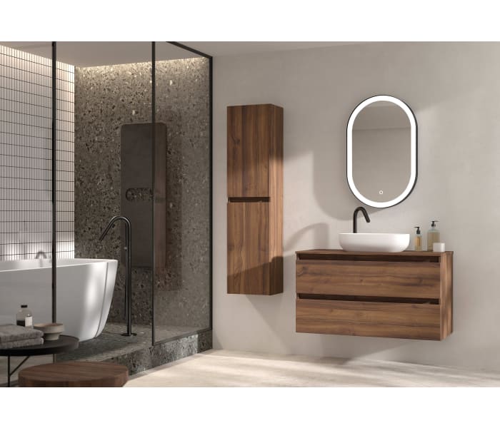 Mueble de baño con encimera MDF Hidrófuga de madera Viso Box Principal 0