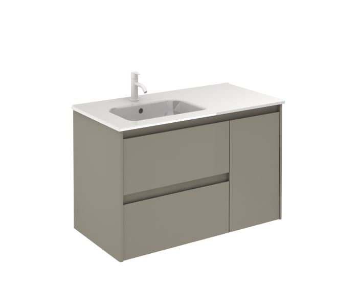 Conjunto completo mueble de lavabo Alfa Compact - Gress