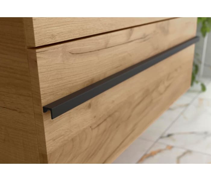 Conjunto mueble de baño con lavabo sobre encimera Salgar Born Detalle 2