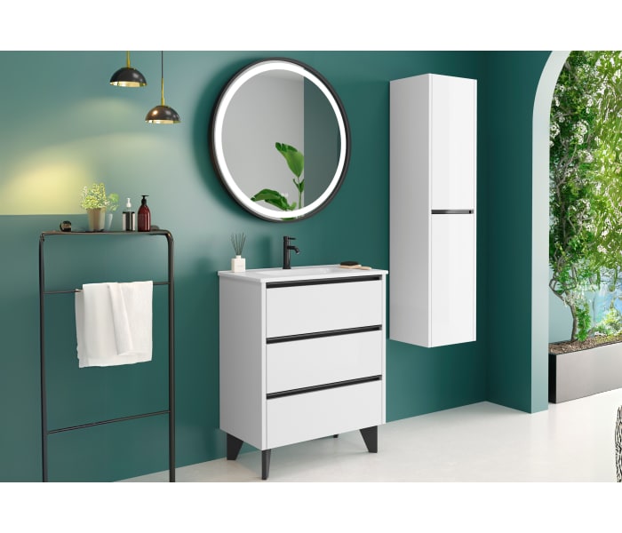 Conjunto mueble de baño fondo reducido 40cm Coycama Siena Principal 1