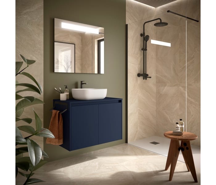 Mueble de baño con encimera de madera Salgar Noja Principal 4