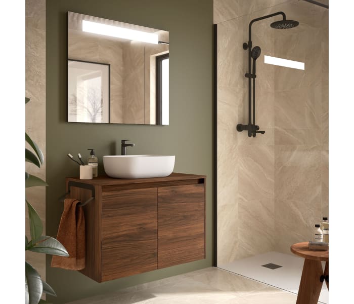 Mueble de baño con encimera de madera Salgar Noja Principal 0
