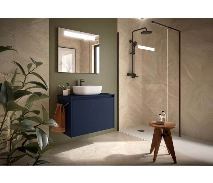 Mueble de baño con encimera de madera Salgar Noja Principal 4