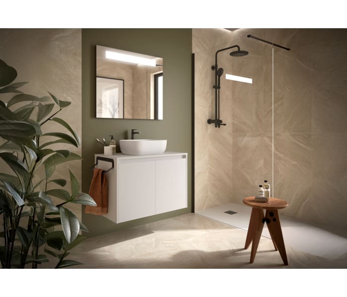 Mueble de baño con encimera de madera Salgar Noja Principal 1