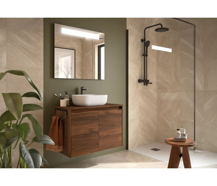 Mueble de baño con encimera de madera Salgar Noja Principal 0