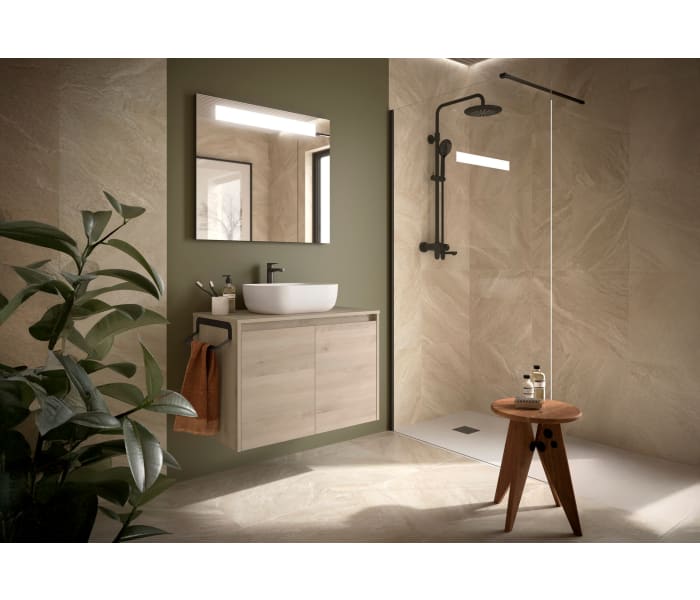 Mueble de baño con encimera de madera Salgar Noja Principal 7