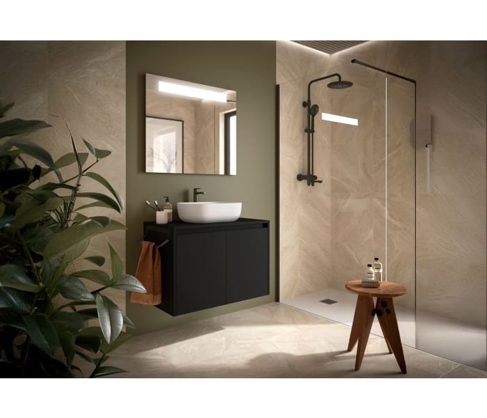 Mueble de baño con encimera de madera Salgar Noja Principal 3
