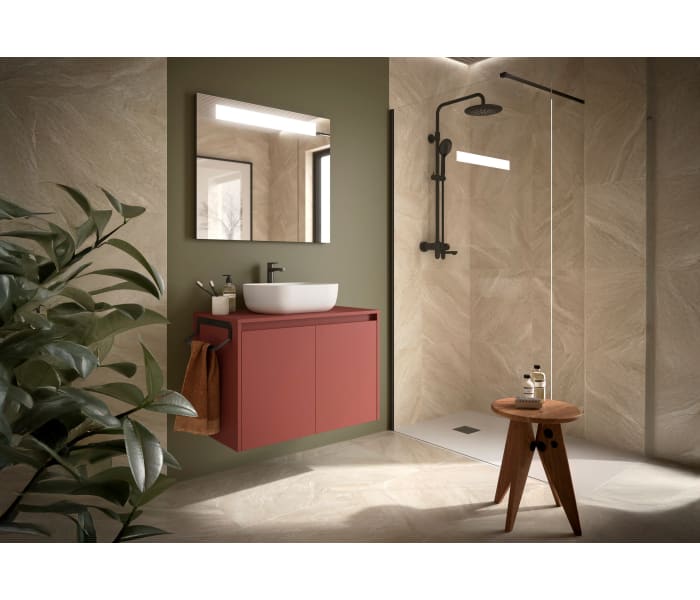 Mueble de baño con encimera de madera Salgar Noja Principal 6