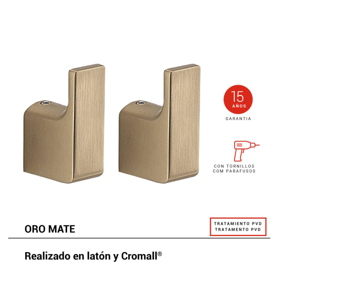 Percha de baño Gedy Pirenei Detalle 7