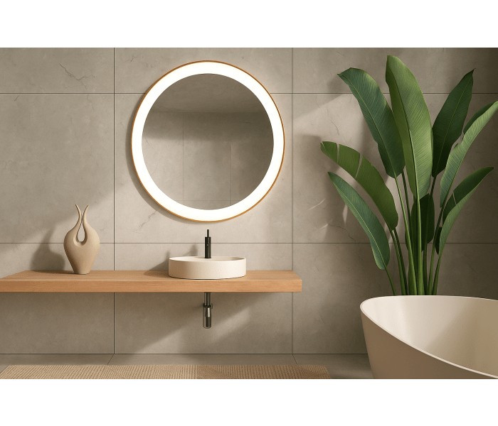 Espejo de baño con luz LED Bruntec Vera Ambiente 4