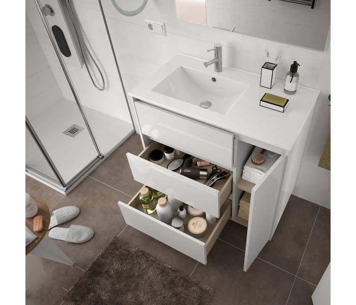 Mueble de baño Arenys Salgar 100 cm con lavabo cerámico