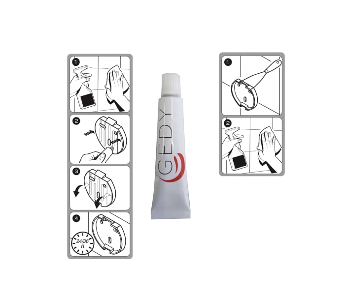Conjunto de accesorios de baño Gedy Eros opción 16