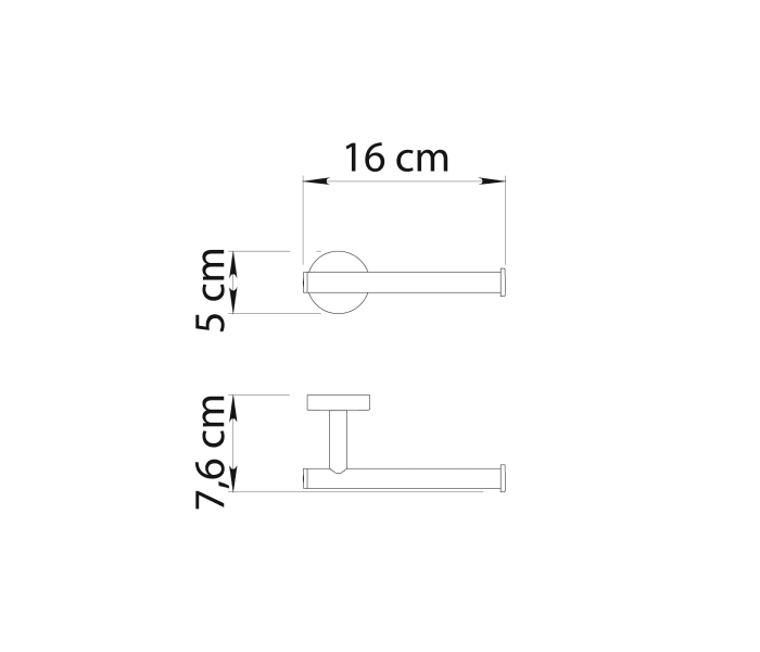 Conjunto de accesorios de baño Gedy Eros Croquis 12