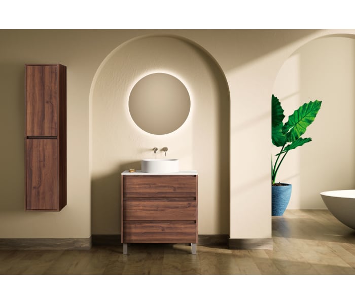 Mueble de baño con encimera de Solid Surface Bruntec Boston Principal 3