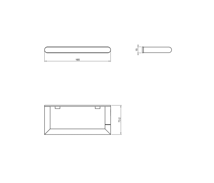Portarrollos de baño Cosmic Micra Croquis 2