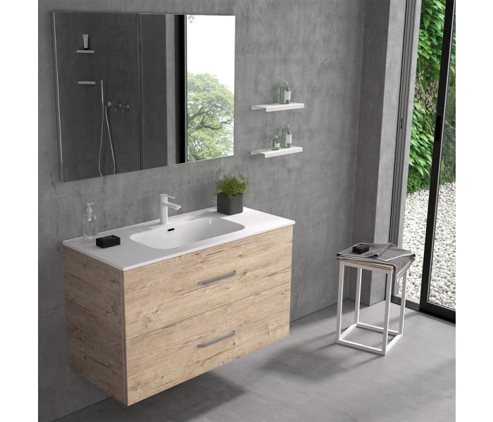 Banqueta de baño Bruntec Wall Ambiente 2