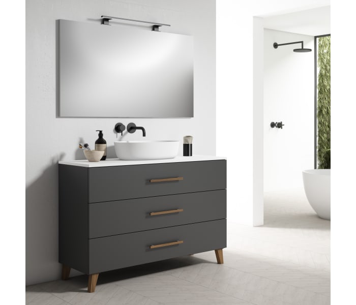 Mueble de baño con encimera de resina Bruntec Gaia Principal 0