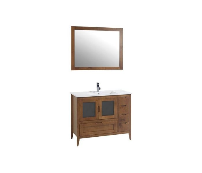 Conjunto mueble de baño rústico Bruntec Timor Detalle 5