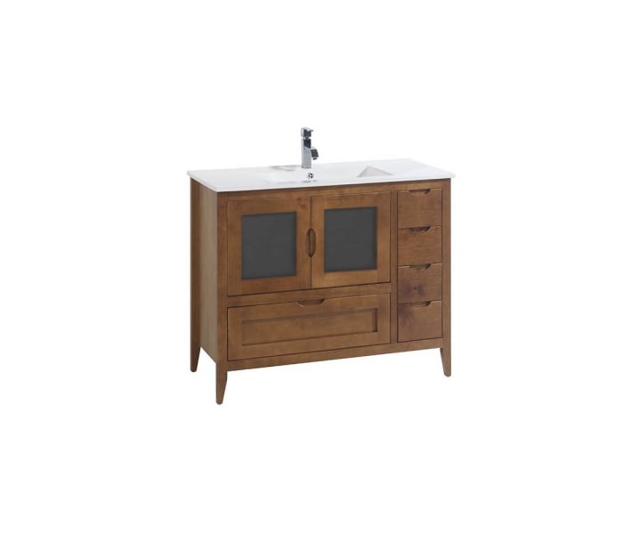 Conjunto mueble de baño rústico Bruntec Timor Detalle 1