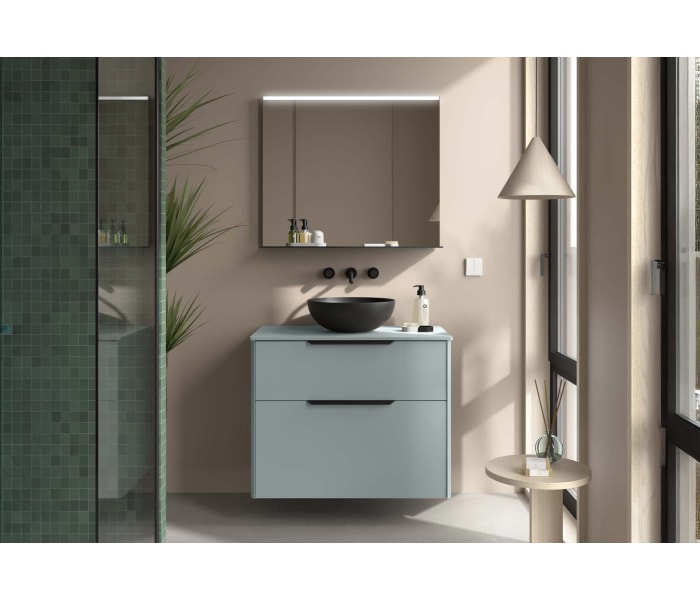 Mueble de baño con encimera de madera Salgar Luva Principal 3