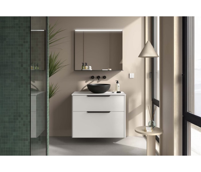 Mueble de baño con encimera de madera Salgar Luva Principal 1