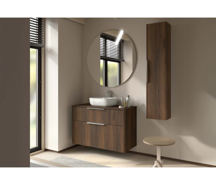 Mueble de baño con encimera de madera Salgar Luva Ambiente 4