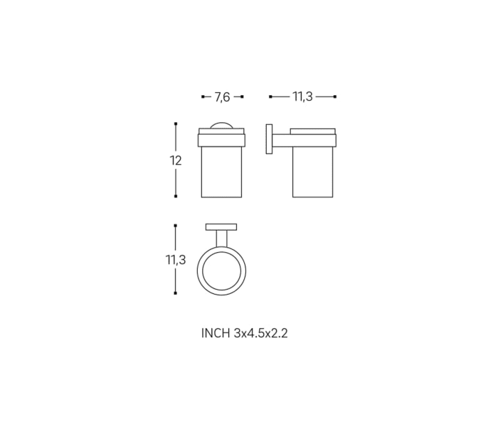 Portacepillos de baño Cosmic Start Croquis 6