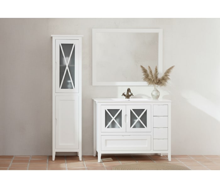 Conjunto mueble de baño rústico Bruntec Kai Principal 2
