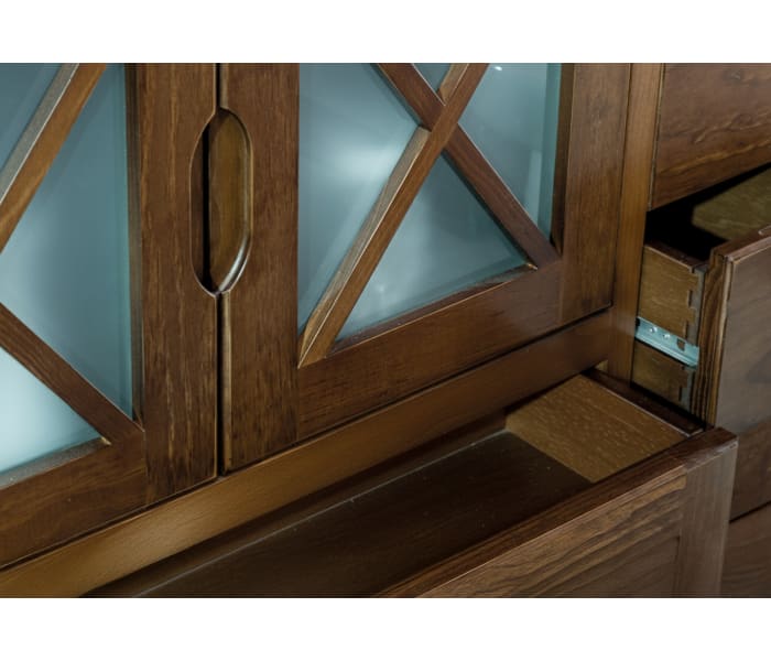 Conjunto mueble de baño rústico Bruntec Kai Detalle 12