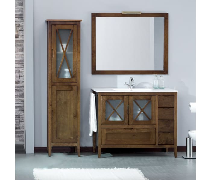 Conjunto mueble de baño Gaia Bruntec